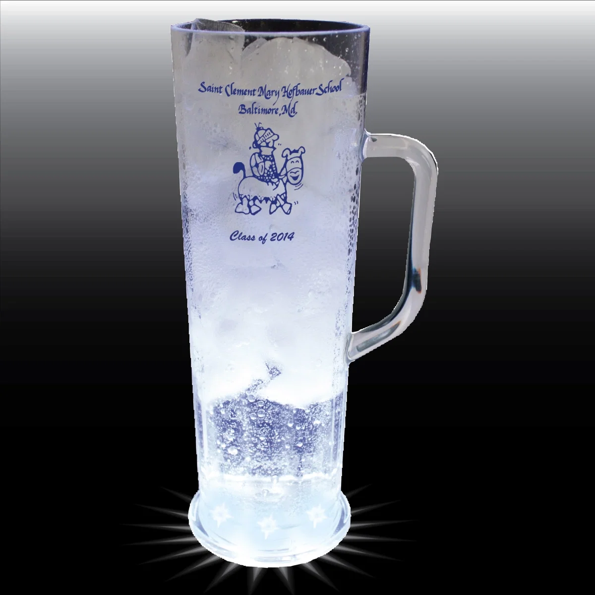 22 oz. Plastic German Tall Mug — view 2