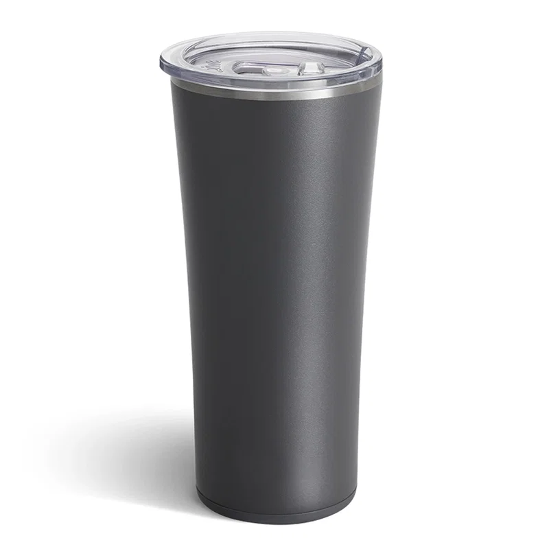 22 Oz. Swig Life™ Gray Stainless Steel Tumbler — view 2