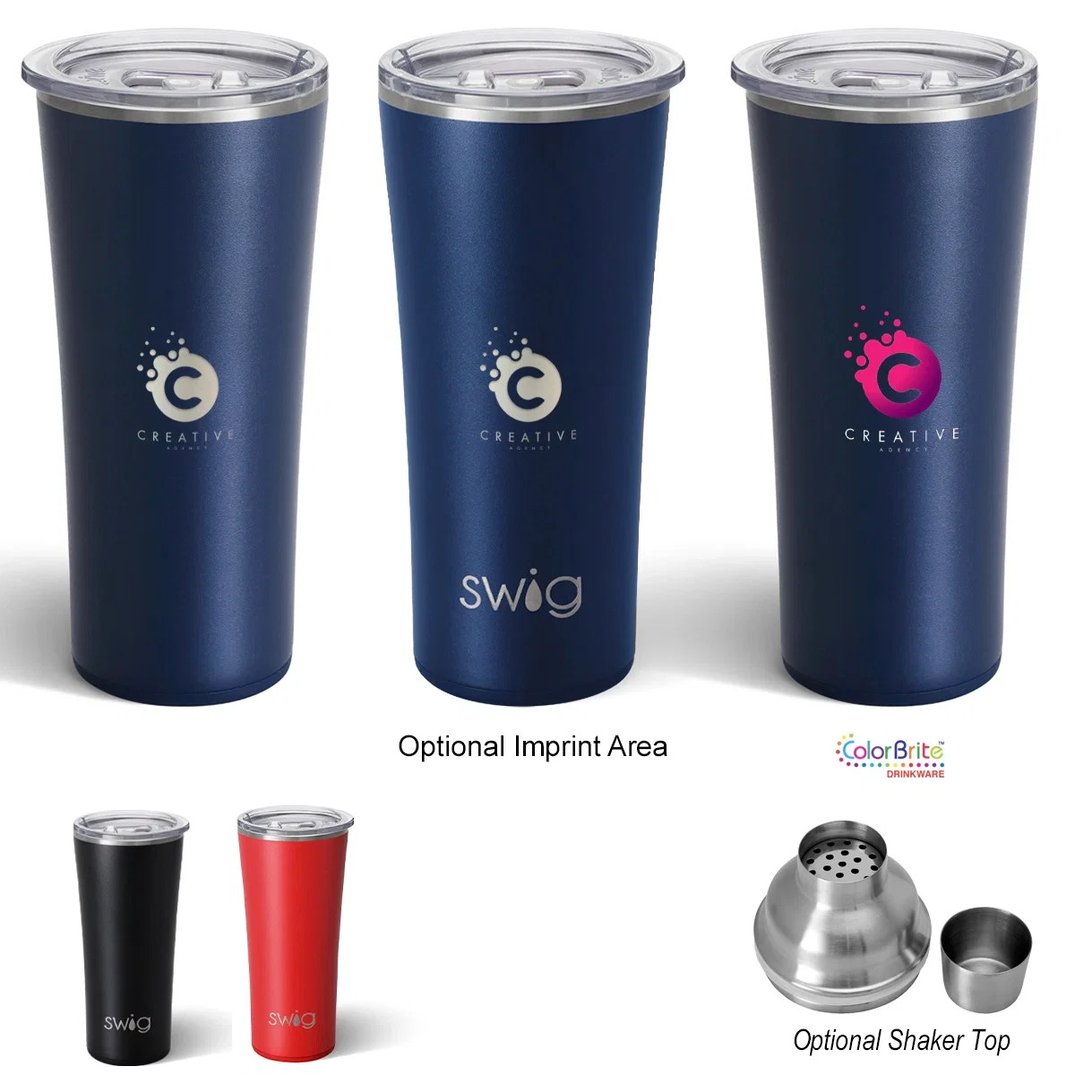 Tapered base that fits a standard cup holder