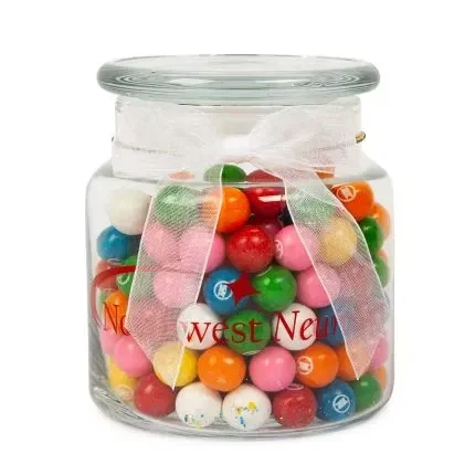 22oz. Glass Jar - Hershey's Chocolate Kisses — view 2