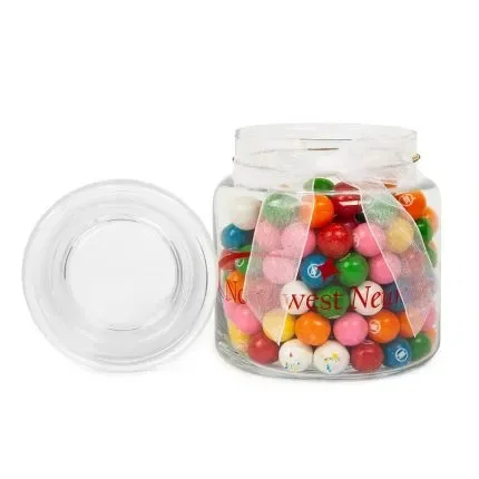 22oz. Glass Jar - Hershey's Chocolate Kisses — view 3