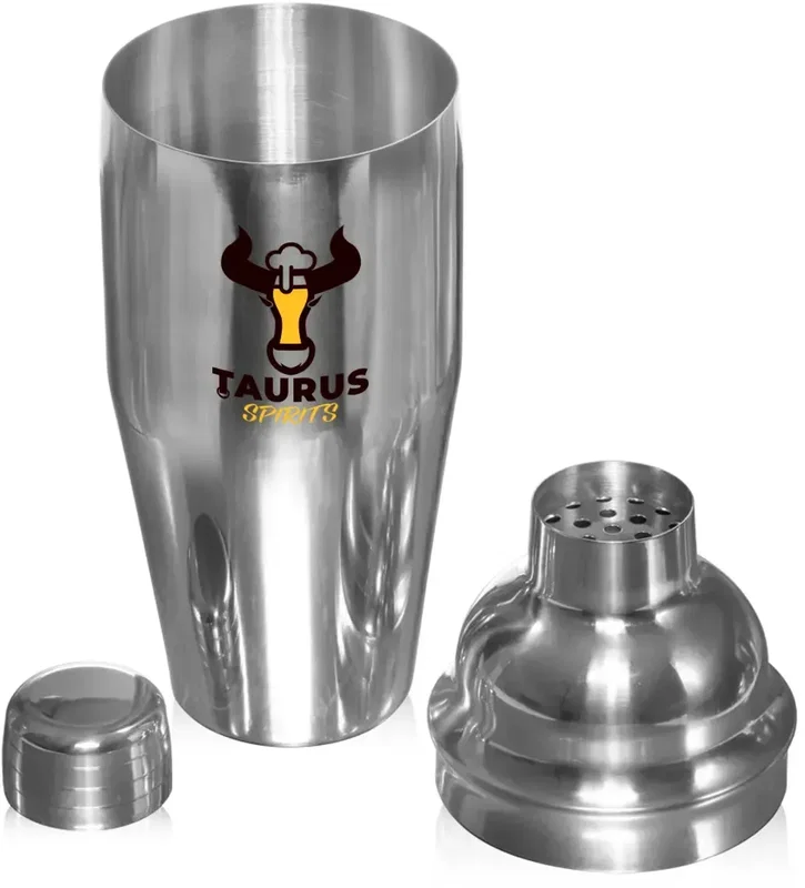 Custom Stainless Steel Cocktail Shaker - 23.3oz (2 Color) — view 2