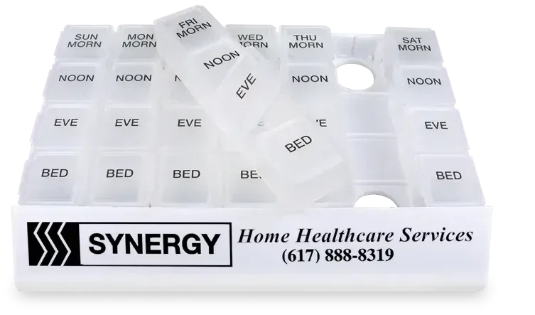 24/7 Weekly Medicine Tray Organizers - Standard, Jumbo & Rainbow. Weekly medicine tray organizer with removable pill boxes fo