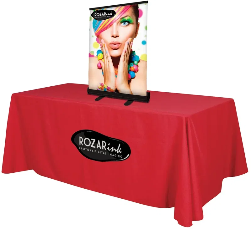 24" Economy Tabletop Retractor Kit (No-Curl Opaque Fabric) — view 7