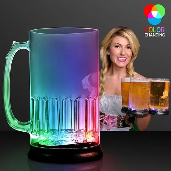 24 oz. Big Light Up Flashing Beer Mug — view 2