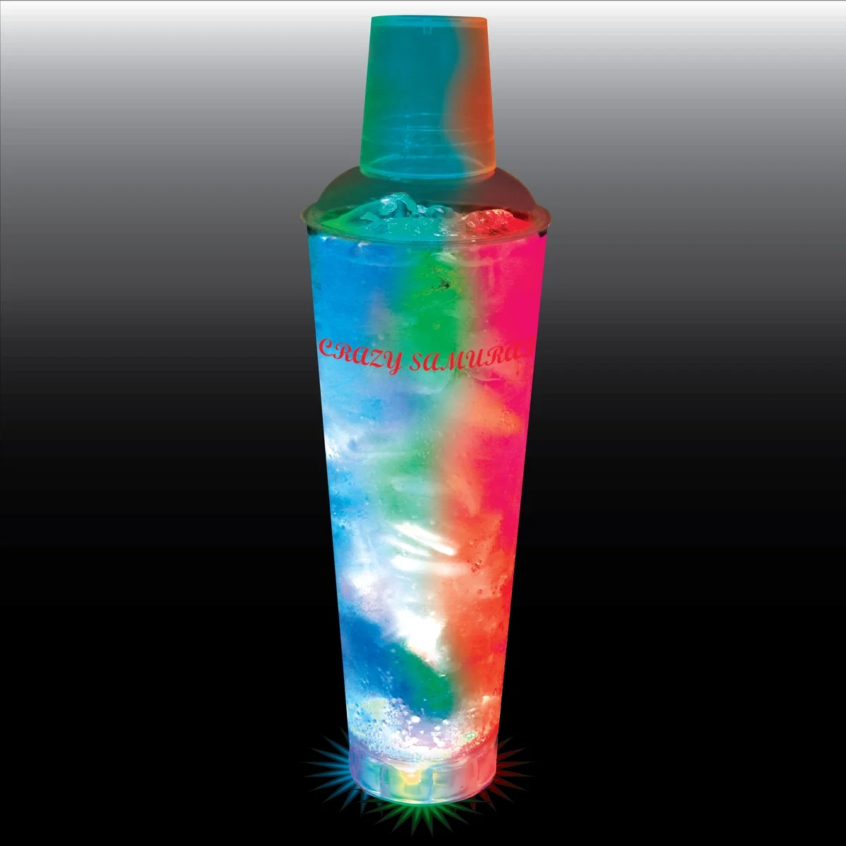 24 oz. 3 Piece Plastic Cocktail Shaker — view 2