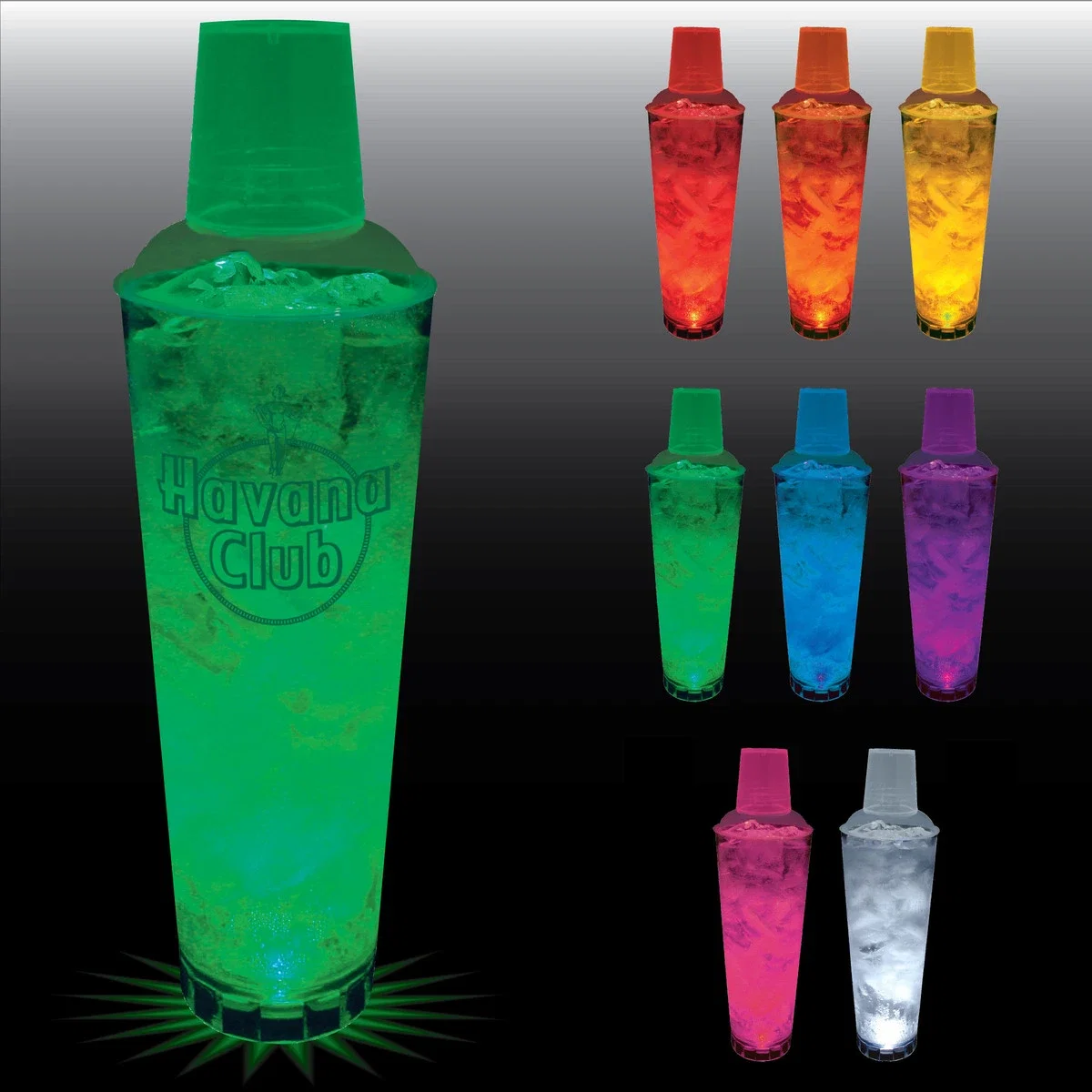 24 oz. 3 Piece Plastic Cocktail Shaker — view 3