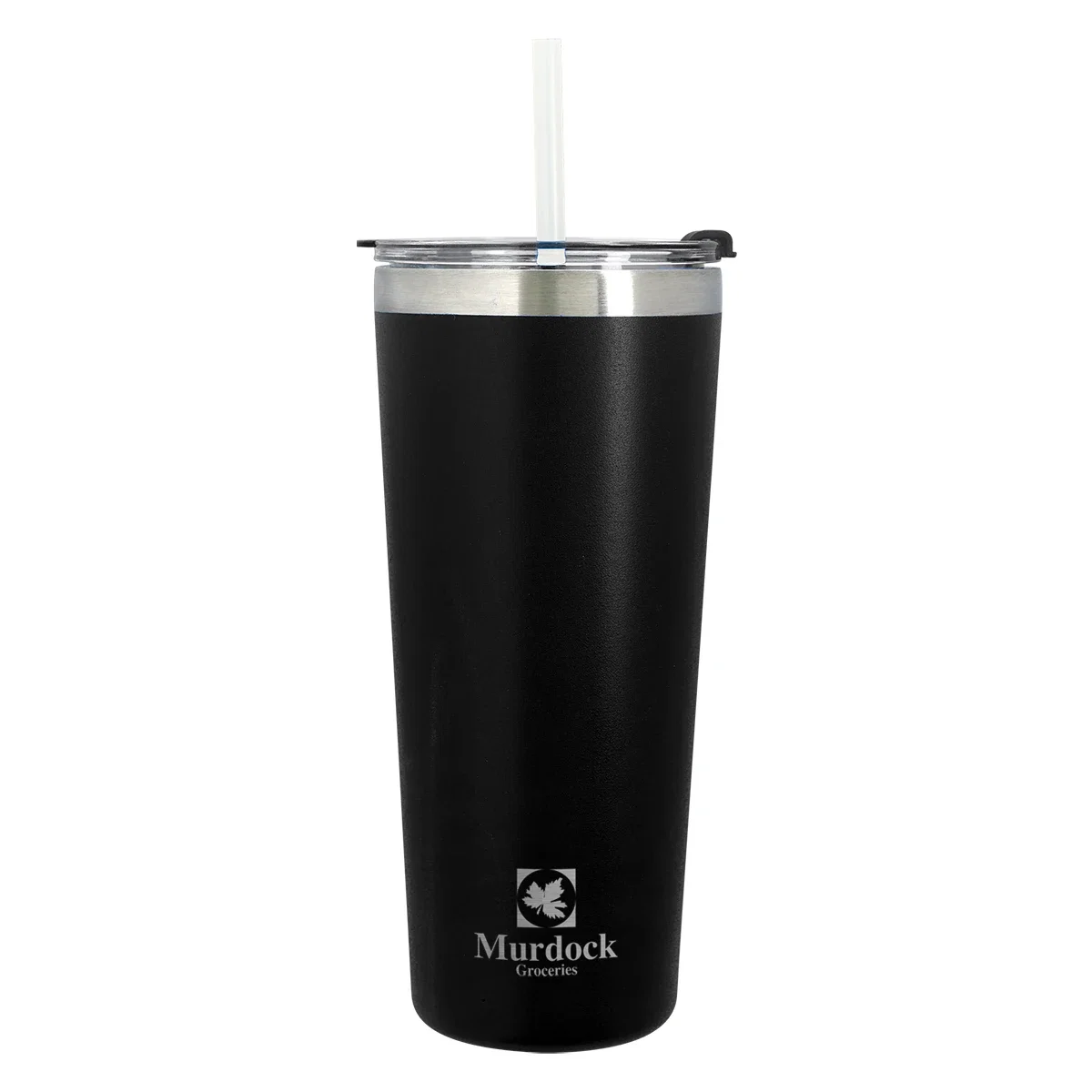 Fuchsia straw option shown with the lid attached