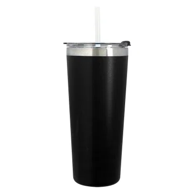 Lid and straw opening seen from above