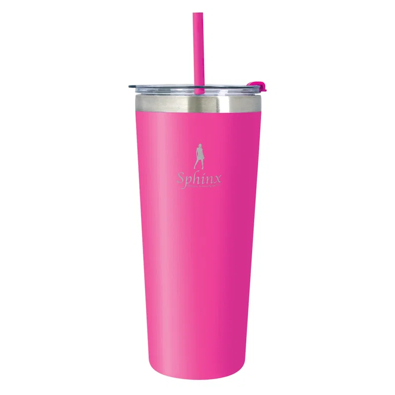 Drinking straw shown separately from the cup