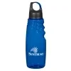 Sports bottle fitted with a carabiner clip on the cap