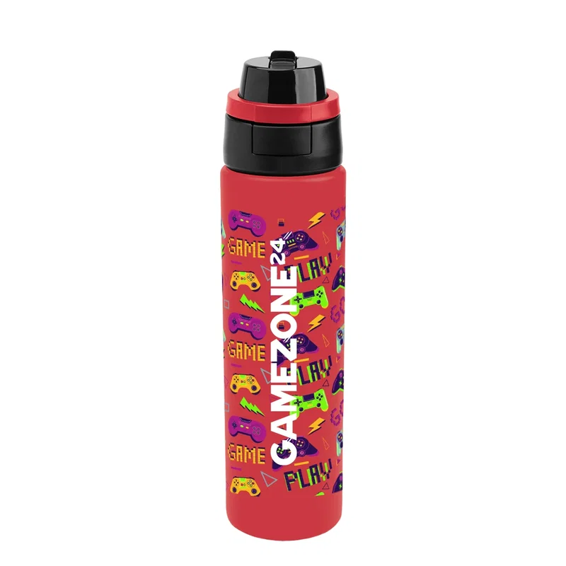 Slim body designed for a firm grip while drinking