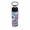 Twenty-four ounce stainless steel bottle printed in full color