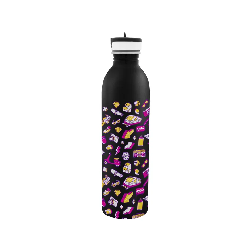 24 Oz. Full Color Stainless Steel Newcastle Bottle — view 2