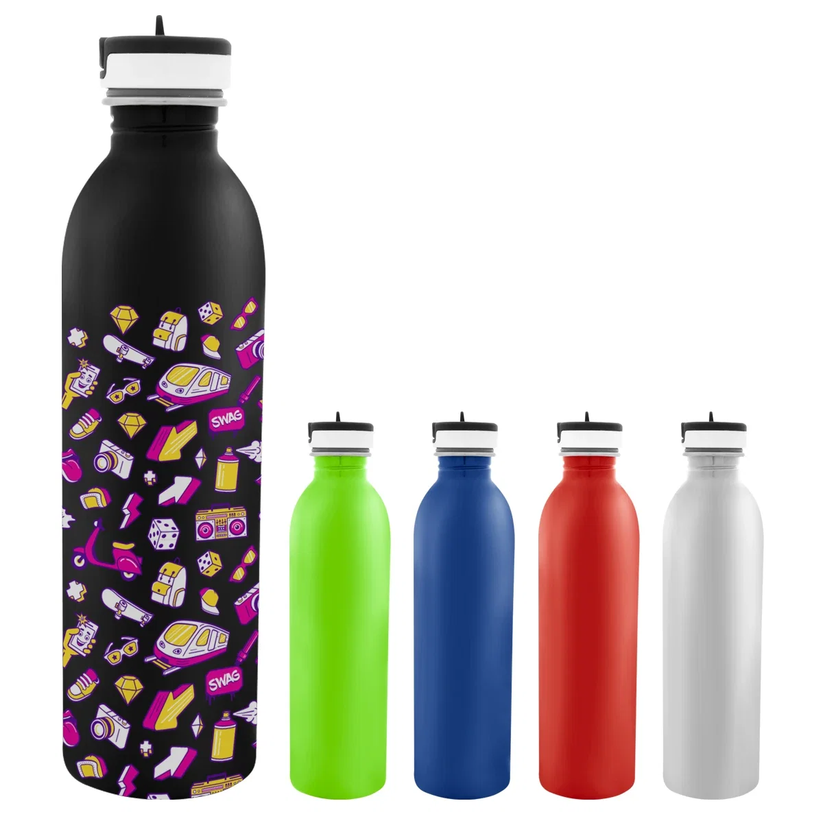 Base of the bottle showing its narrow footprint