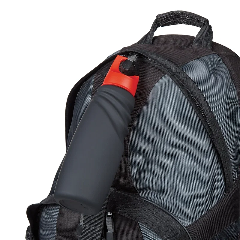Matte Finish Crest Carabiner Sports Bottle - 24 Oz. — view 2