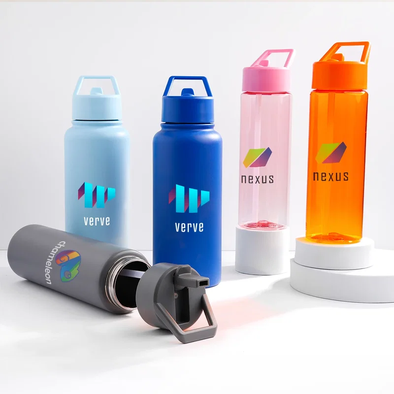 Full range of tinted colors in a row