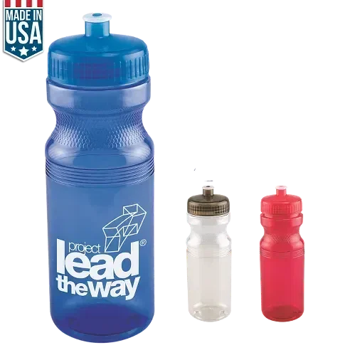 Custom-Promotional Polyclear Water Bottle (24 oz)