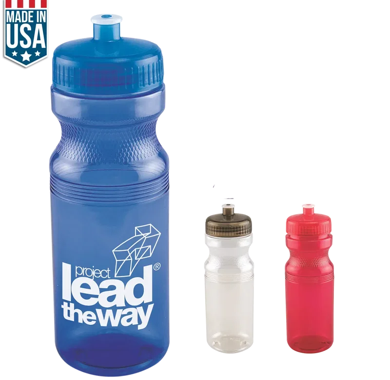 Custom-Promotional Polyclear Water Bottle (24 oz) — view 5