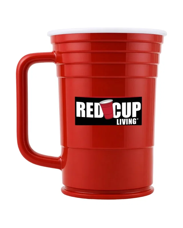 Raised for a cheers at a backyard party