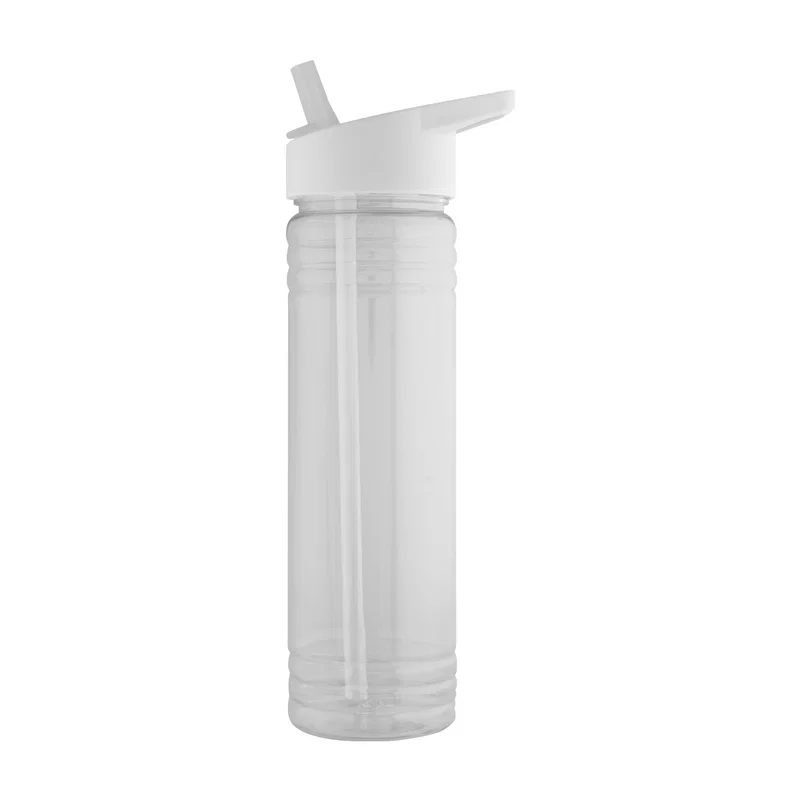 Purple bottle seen from a three-quarter angle