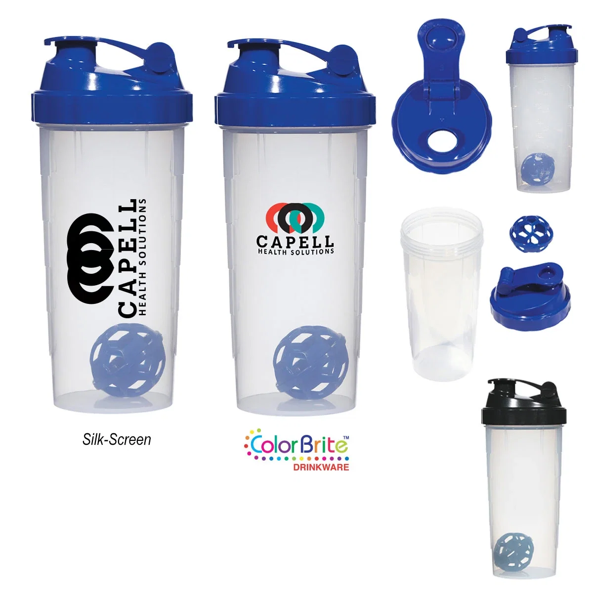 Upright bottle sized to hold a full post-workout drink