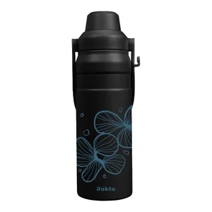 24 Oz. Summit Sip Recycled Stainless Steel Bottle With Easy Carry Handle