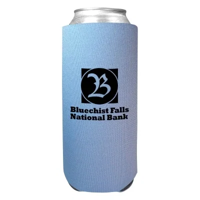 Neoprene can cooler shown from the front