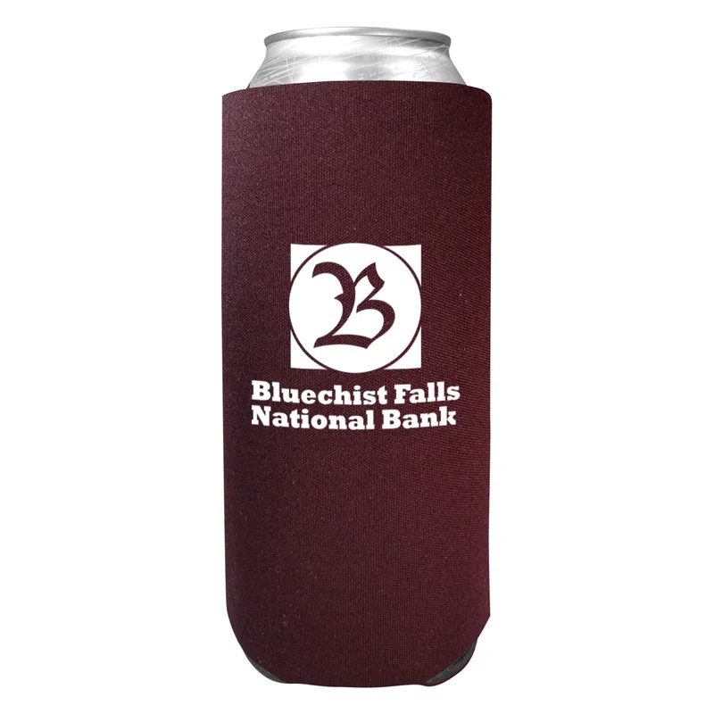Beverage sleeve tilted toward the camera