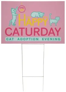 24" x 18" Corrugated Plastic Sign Kit (Single-Sided)