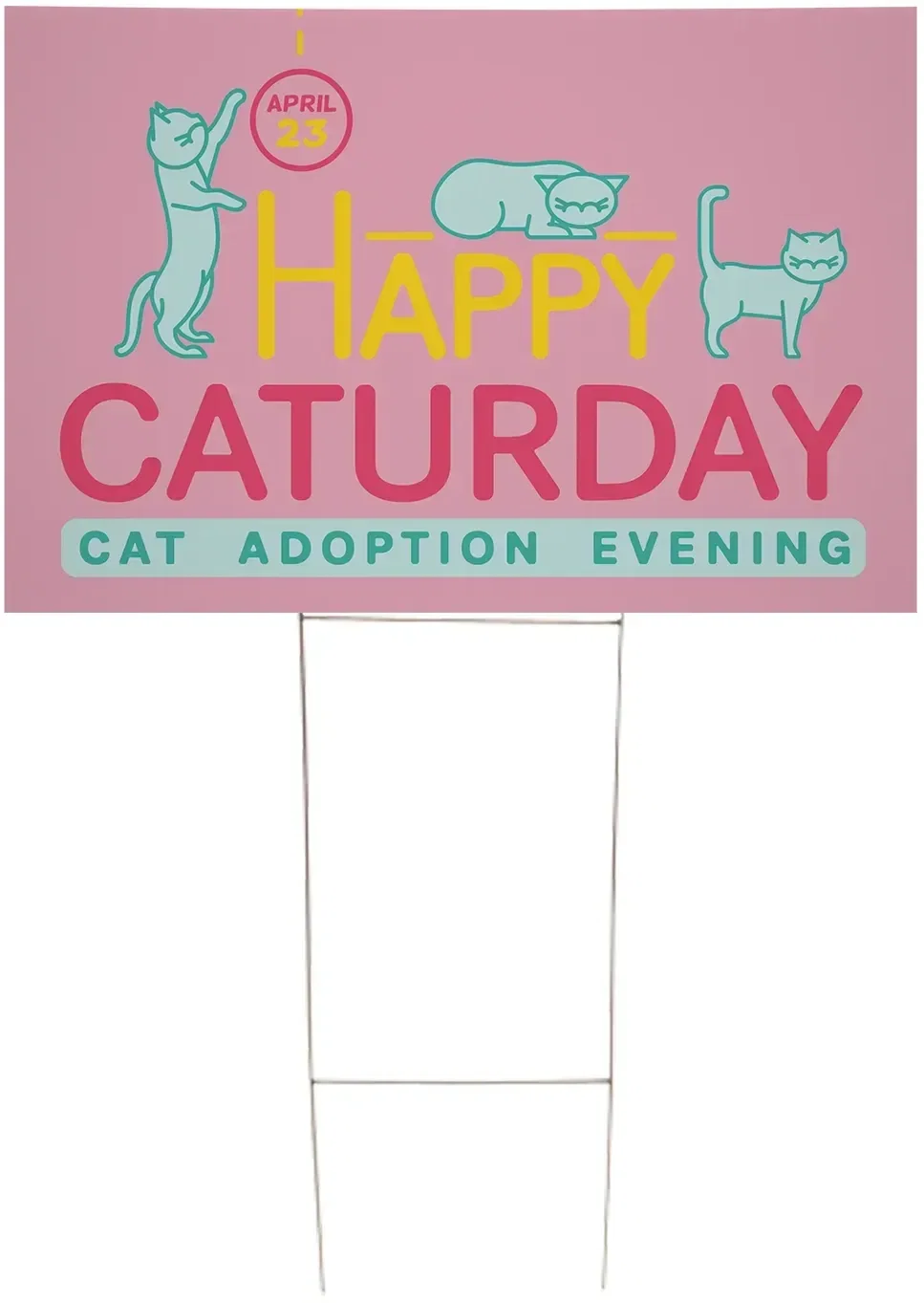 24" x 18" Corrugated Plastic Sign Kit (Single-Sided) — view 2