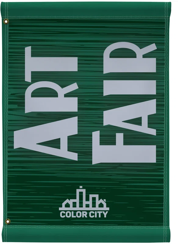 24" x 36" Nylon Boulevard Banner Single-Sided — view 2