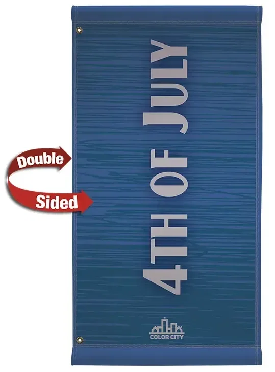 24" x 48" Fabric Boulevard Banner Double-Sided — view 2