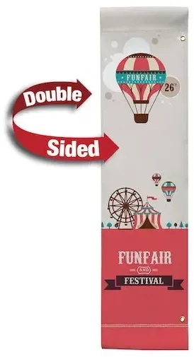 24" x 96" Vinyl Boulevard Banner Double-Sided