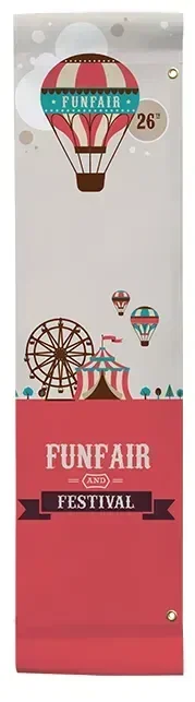 24" x 96" Vinyl Boulevard Banner Single-Sided — view 2