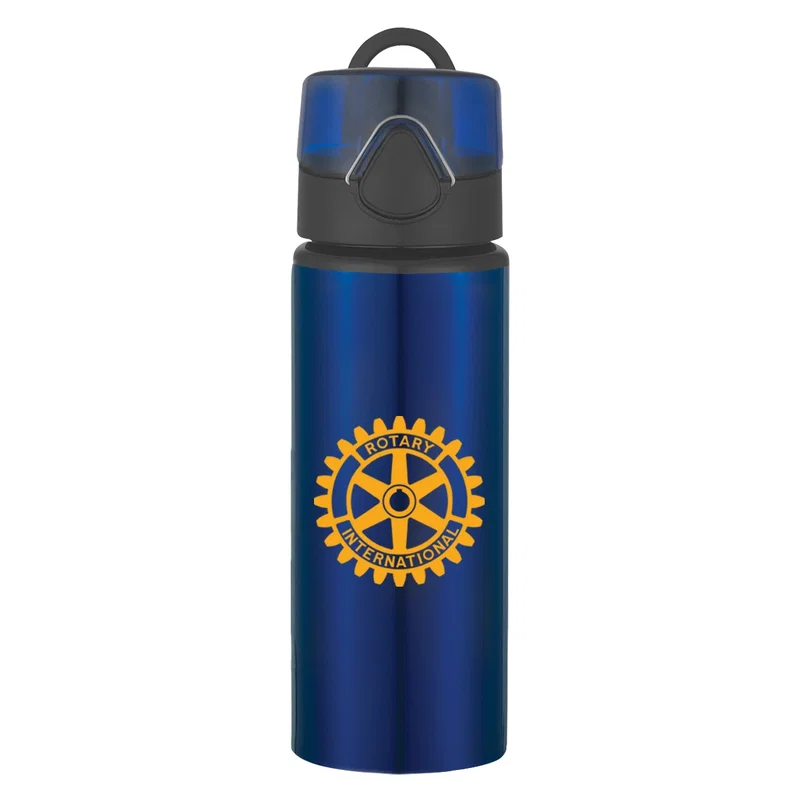 25 Oz. Aluminum Sports Bottle With Flip-Top Lid — view 2