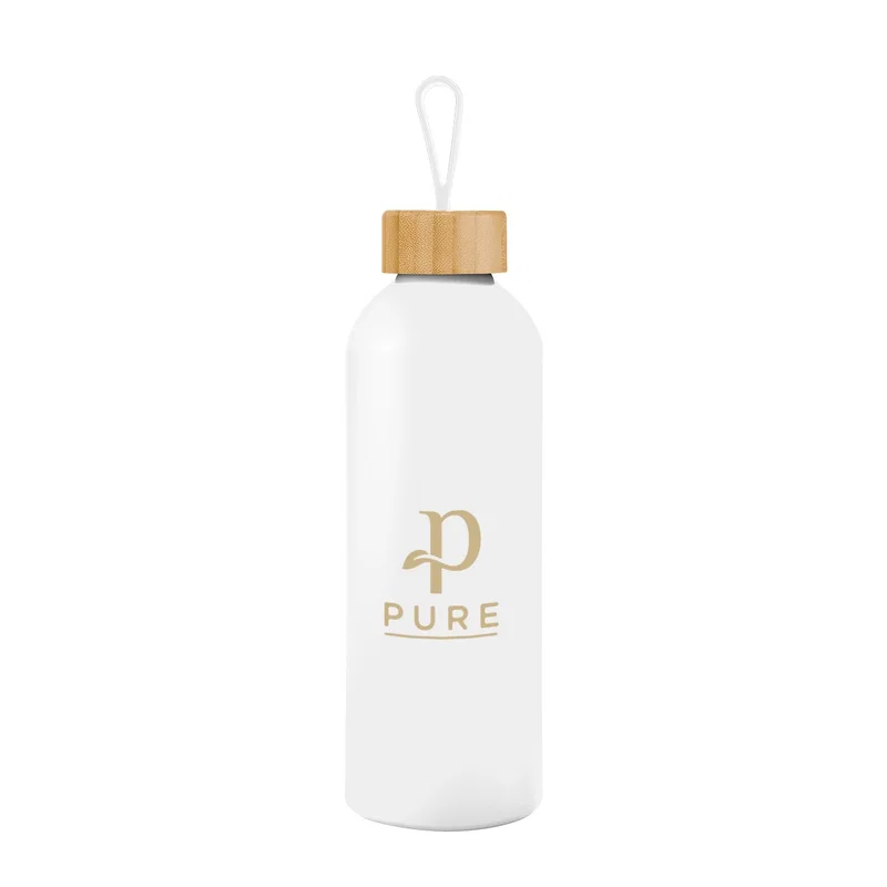 25 Oz. Blaire Recycled Aluminum Bottle With Bamboo Lid And Carry Handle — view 11