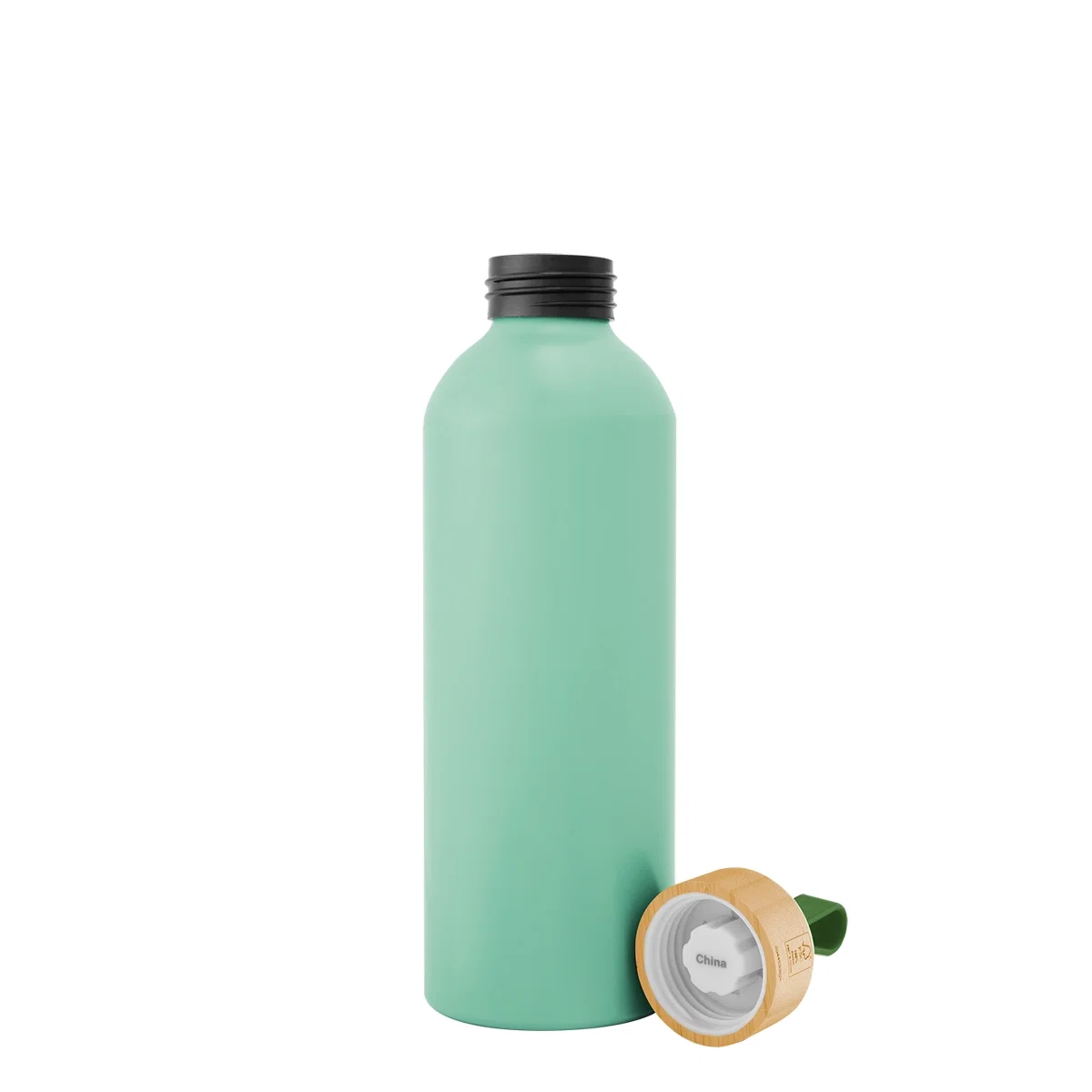 Bottle standing nine inches tall on a plain surface