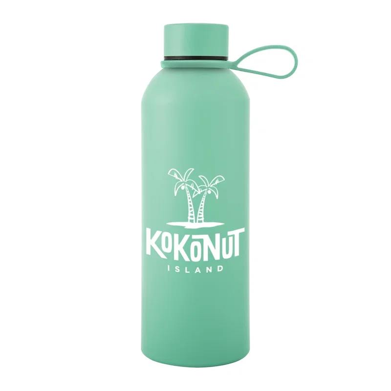 - 25 Oz. Blaire Recycled Aluminum Bottle With Silicone Easy Carry Strap — view 7