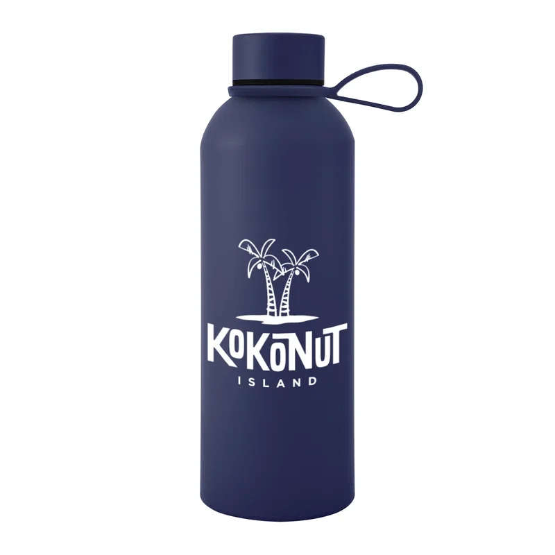 - 25 Oz. Blaire Recycled Aluminum Bottle With Silicone Easy Carry Strap — view 8