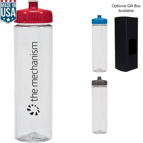 Custom Clear Water Bottle (25 oz)