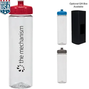 Custom Clear Water Bottle (25 oz)