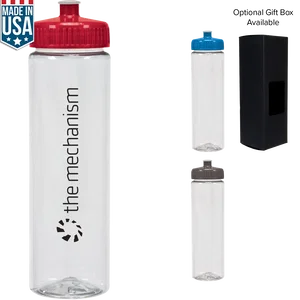Custom Clear Water Bottle (25 oz)