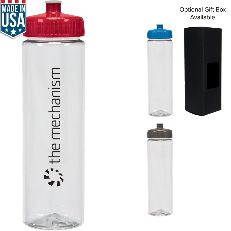 Custom Clear Water Bottle (25 oz) — view 4
