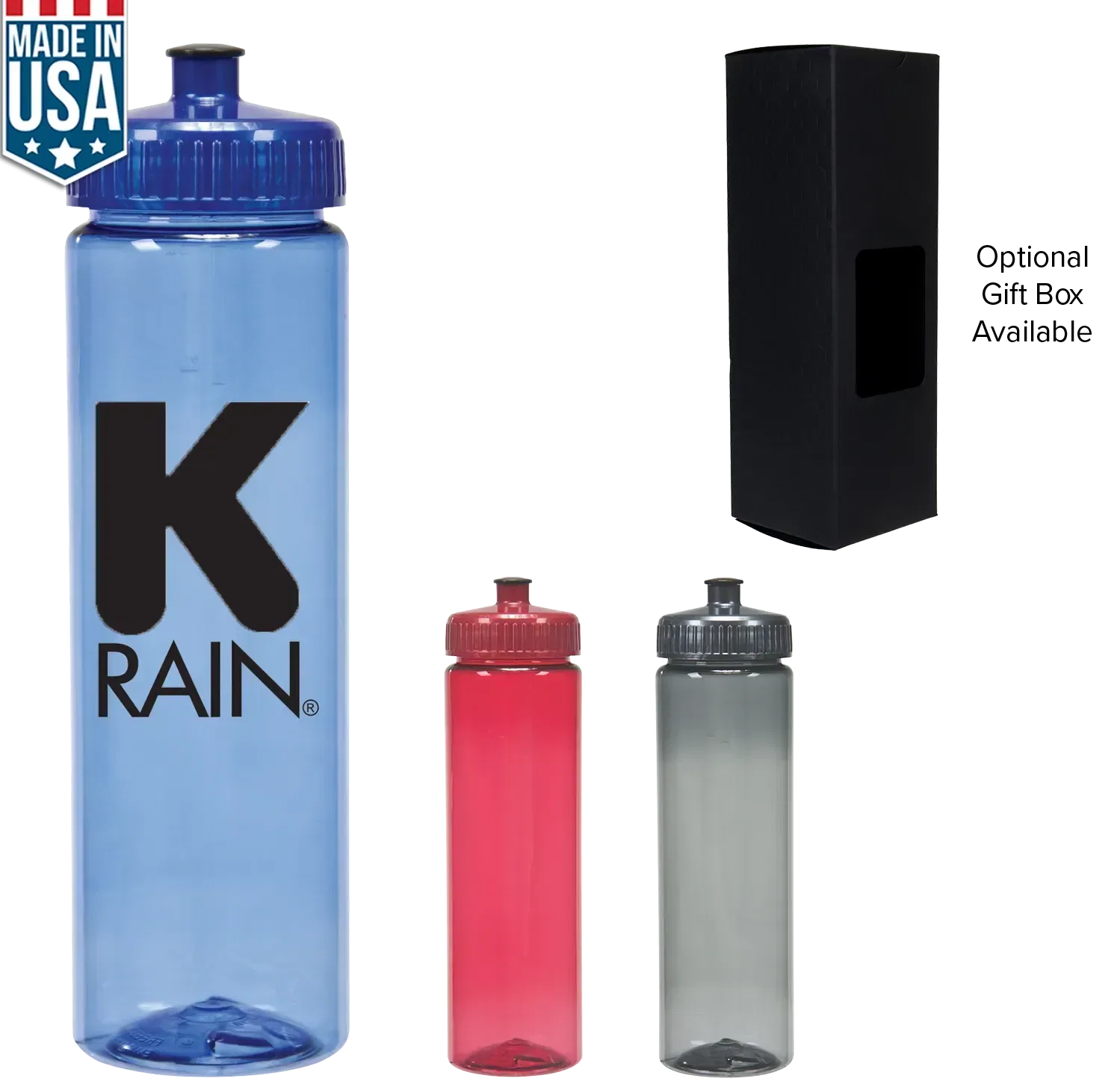Custom Ek Color Water Bottle (25 oz) — view 2