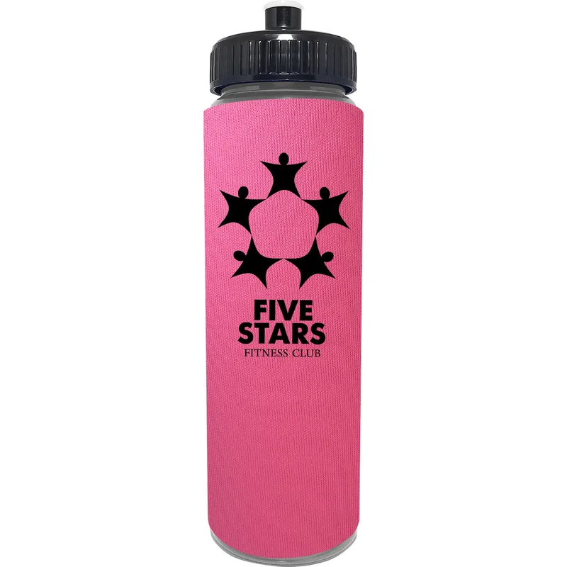 25 oz. Freedom Bottle with One Color Sleeve — view 4