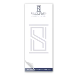 3-1/2 x 8 Inch 25 Page Paper Note Pad