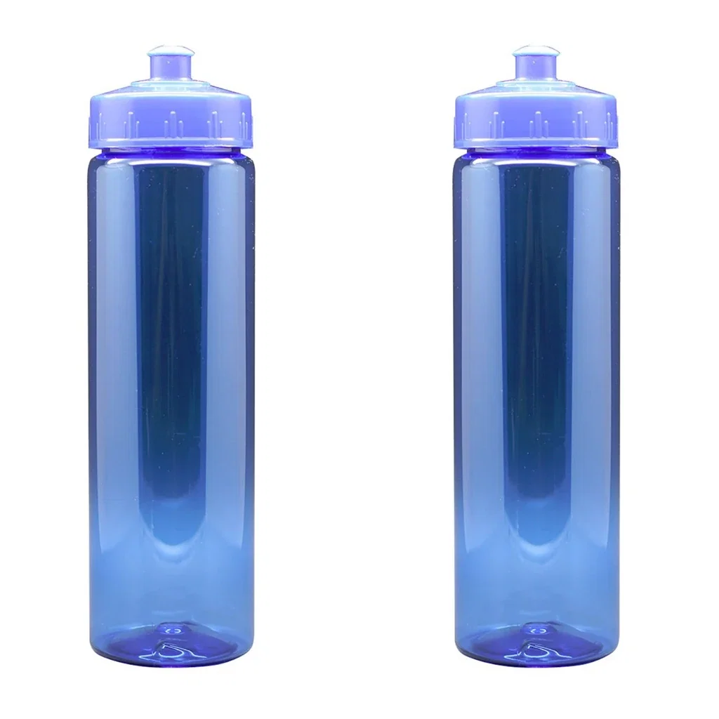 Custom Liberty Bottle - 25Oz — Blue,Cap Color: Blue Cap — view 2