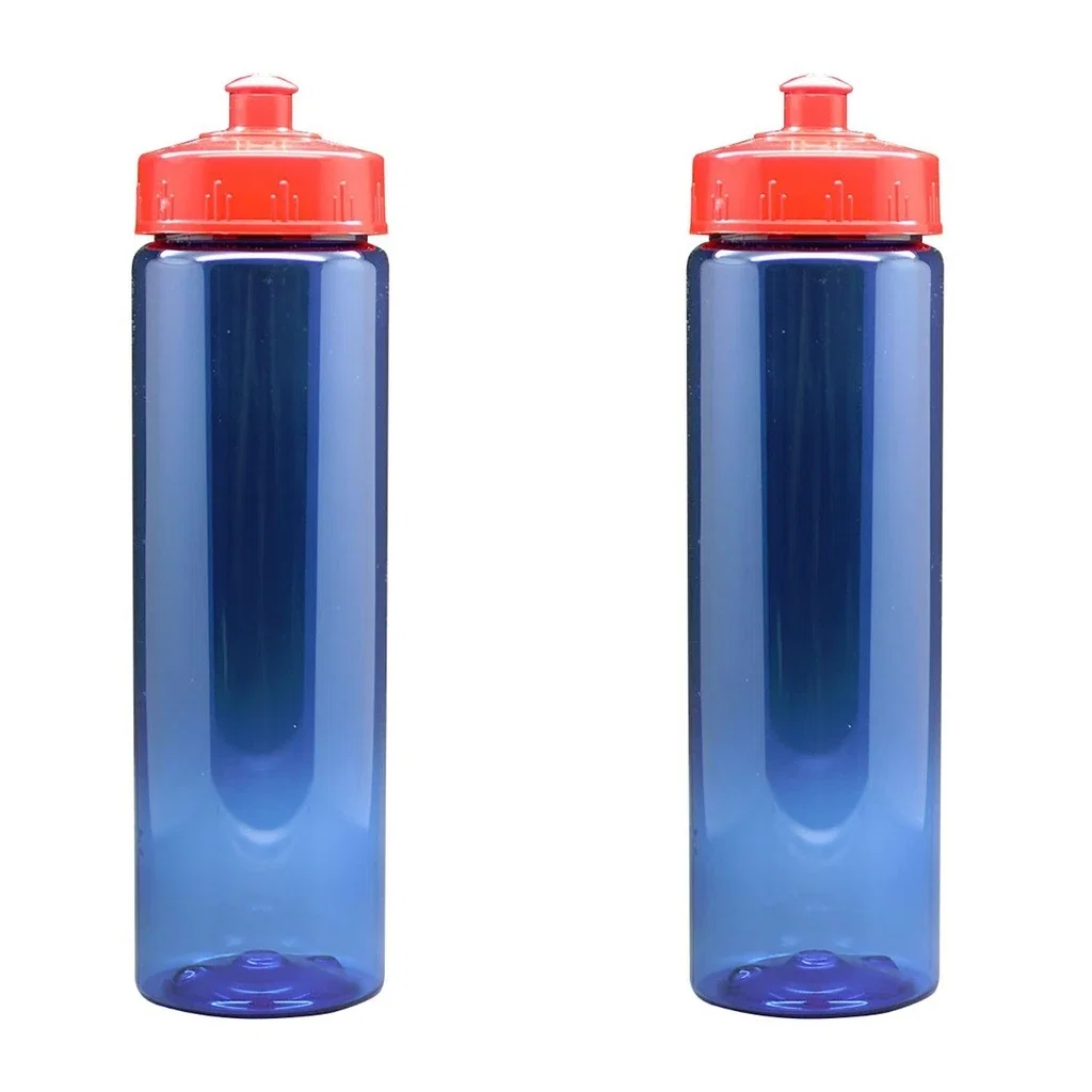 Custom Liberty Bottle - 25Oz — Blue,Cap Color: Red Cap — view 3