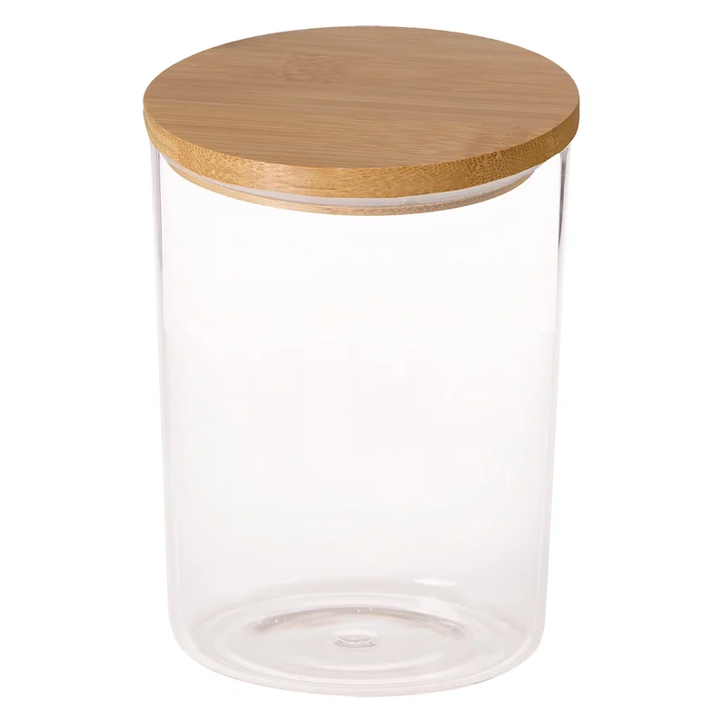 26 Oz. Glass Container With Bamboo Lid — view 3